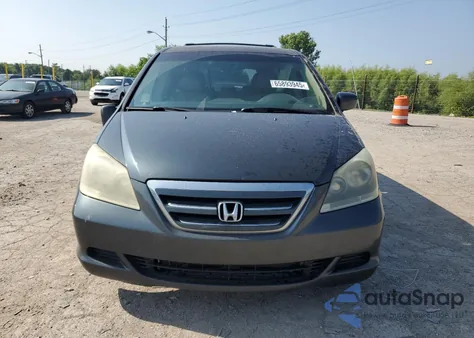 2006 Honda Odyssey Exl z USA, uszkodzony, nr VIN 5FNRL387X6B031882